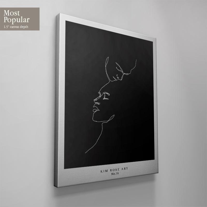 Two Hearts - Black - IKONICK - Kim Rose