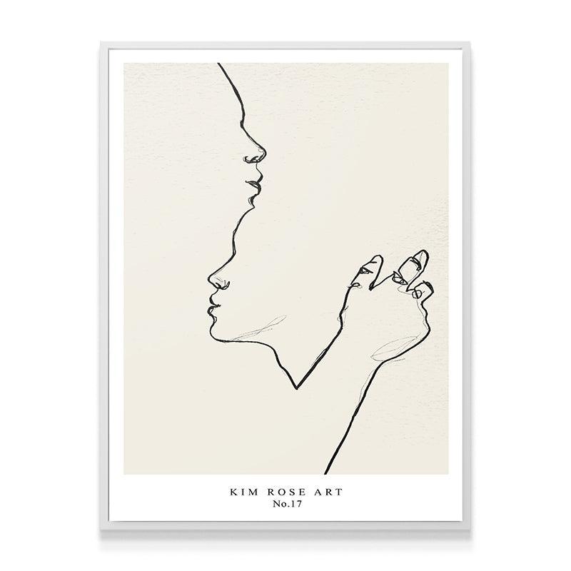 Abrazo Suave - White - IKONICK - Kim Rose