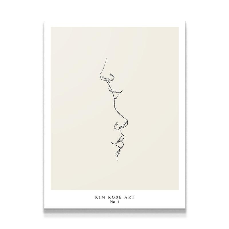 Kiss - White - IKONICK - Kim Rose