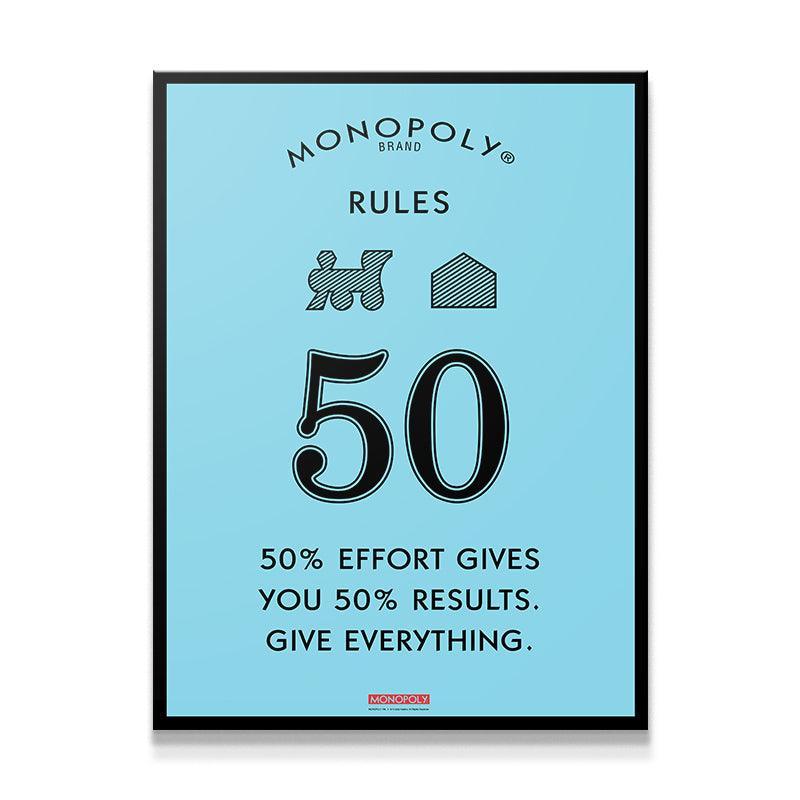 Monopoly Rule 50 - IKONICK - Monopoly