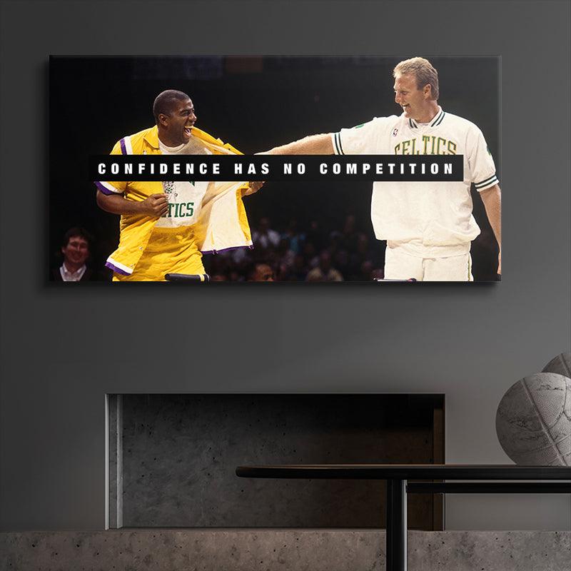 Bird & Magic - Confidence Has No Competition - IKONICK - NBA Legends