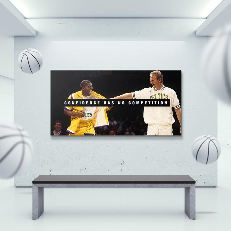 Bird & Magic - Confidence Has No Competition - IKONICK - NBA Legends