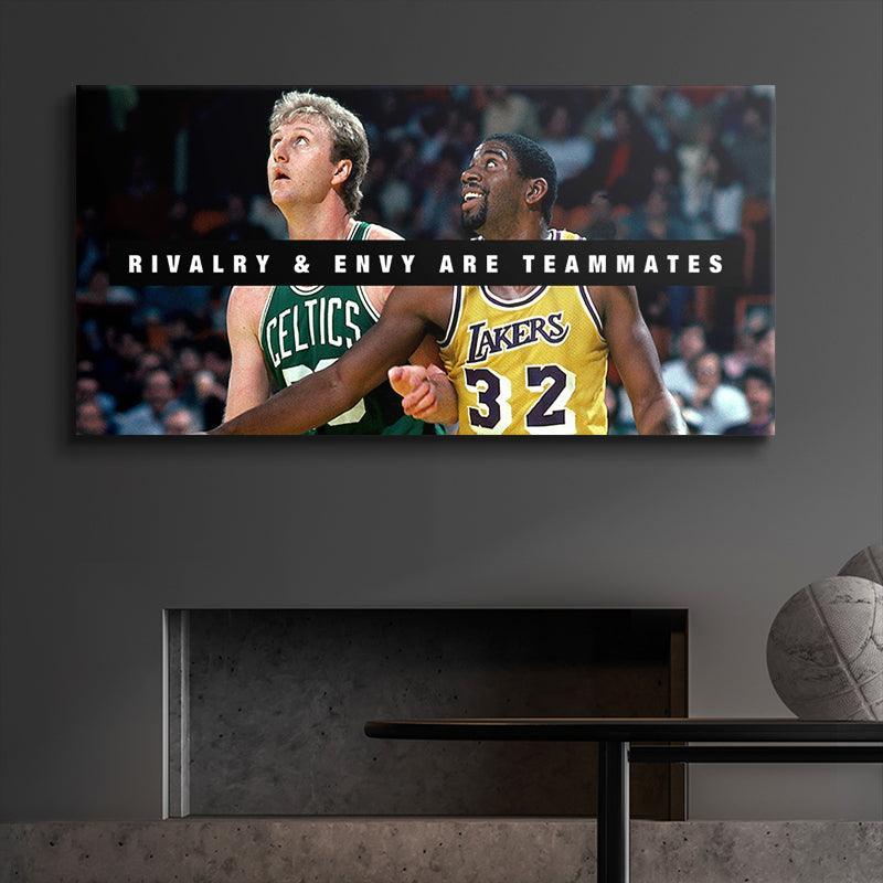 Bird & Magic - Rivalry and Envy - IKONICK - NBA Legends