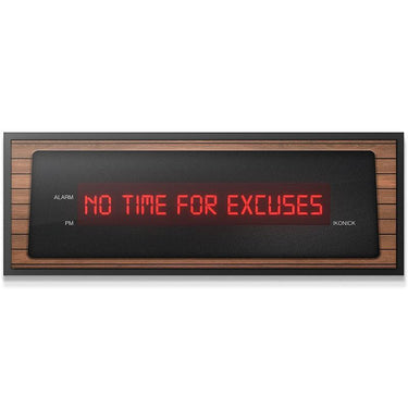No Time For Excuses (Wood)