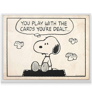 Peanuts - Cards You're Dealt - Sketch