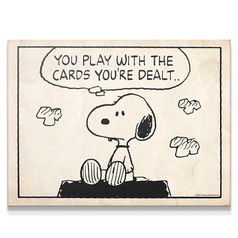 Peanuts - Cards You're Dealt - Sketch - IKONICK - Peanuts