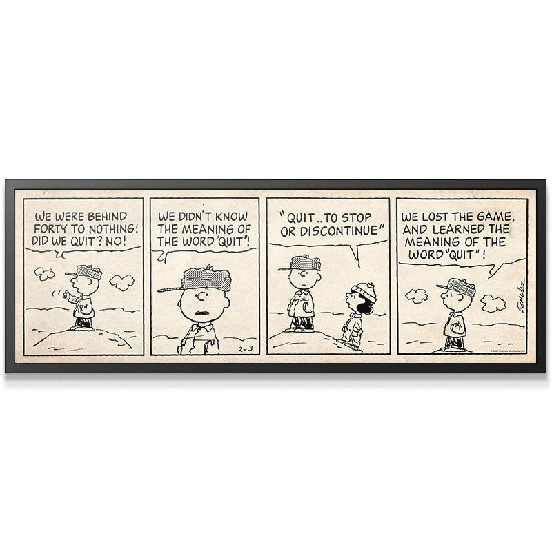 Peanuts - Word Quit - Sketch - IKONICK - Peanuts