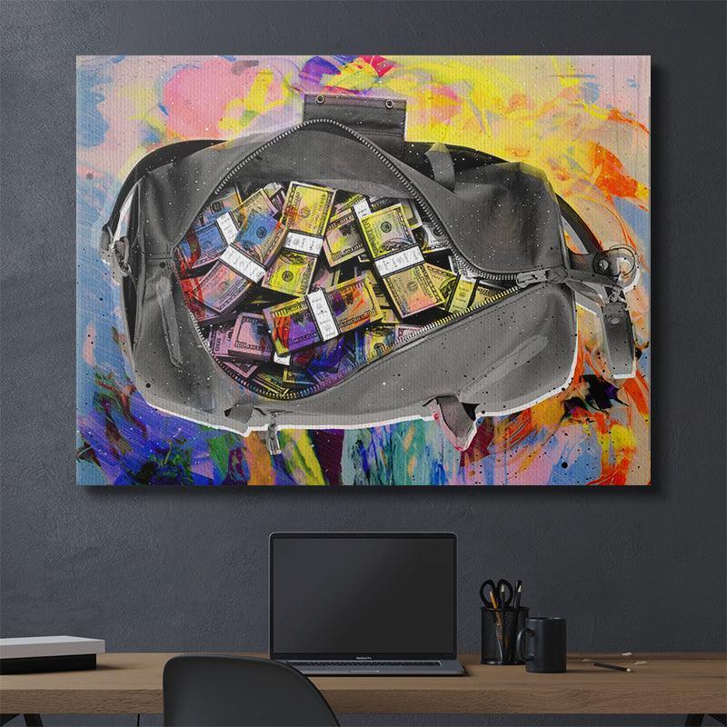 Money bag painting outlet