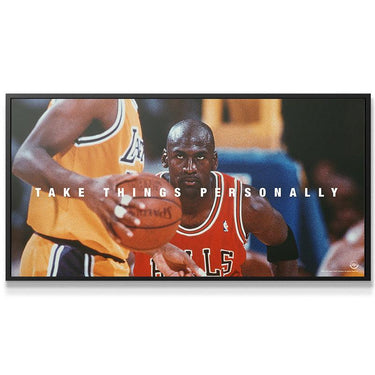 Michael Jordan Wall Art - Take Things Personally - IKONICK