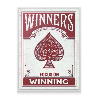 Winners Focus on Winning (Red)