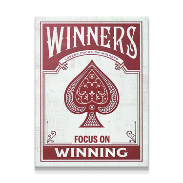 Winners Focus on Winning (Red)