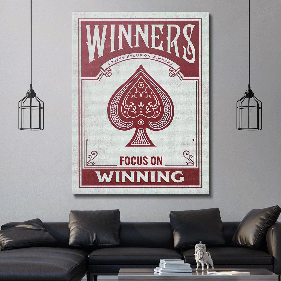 Winners Focus on Winning (Red) - IKONICK - IKONICK Original