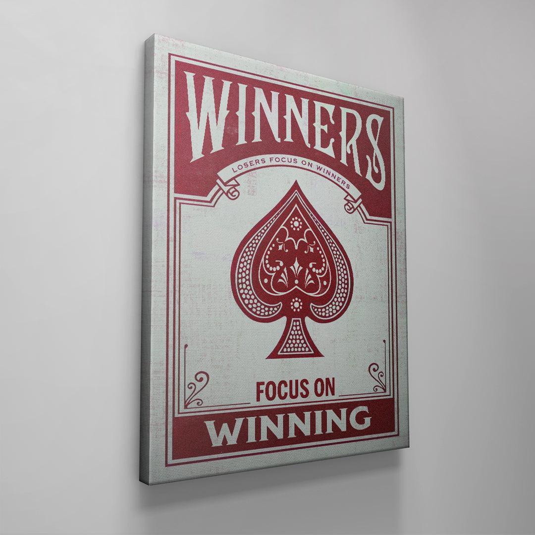 Winners Focus on Winning (Red) - IKONICK - IKONICK Original