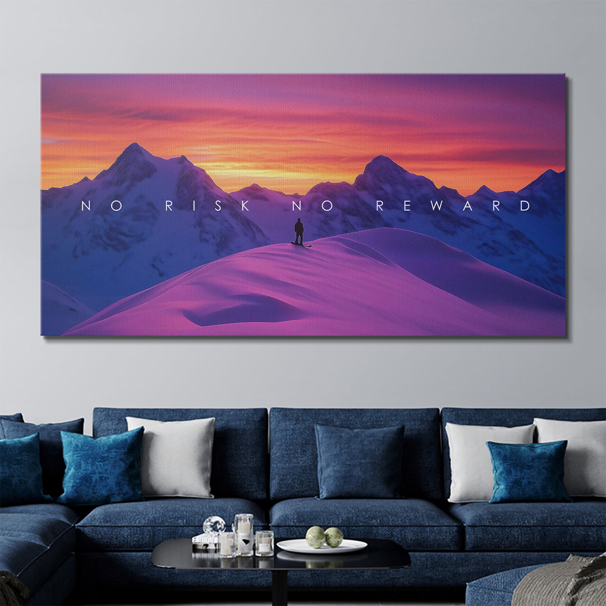 Action Sports - No Risk No Reward - Photography Canvas Wall Art Made in ...