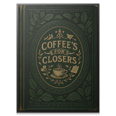 Coffee's For Closers - Green Book - IKONICK - IKONICK Original
