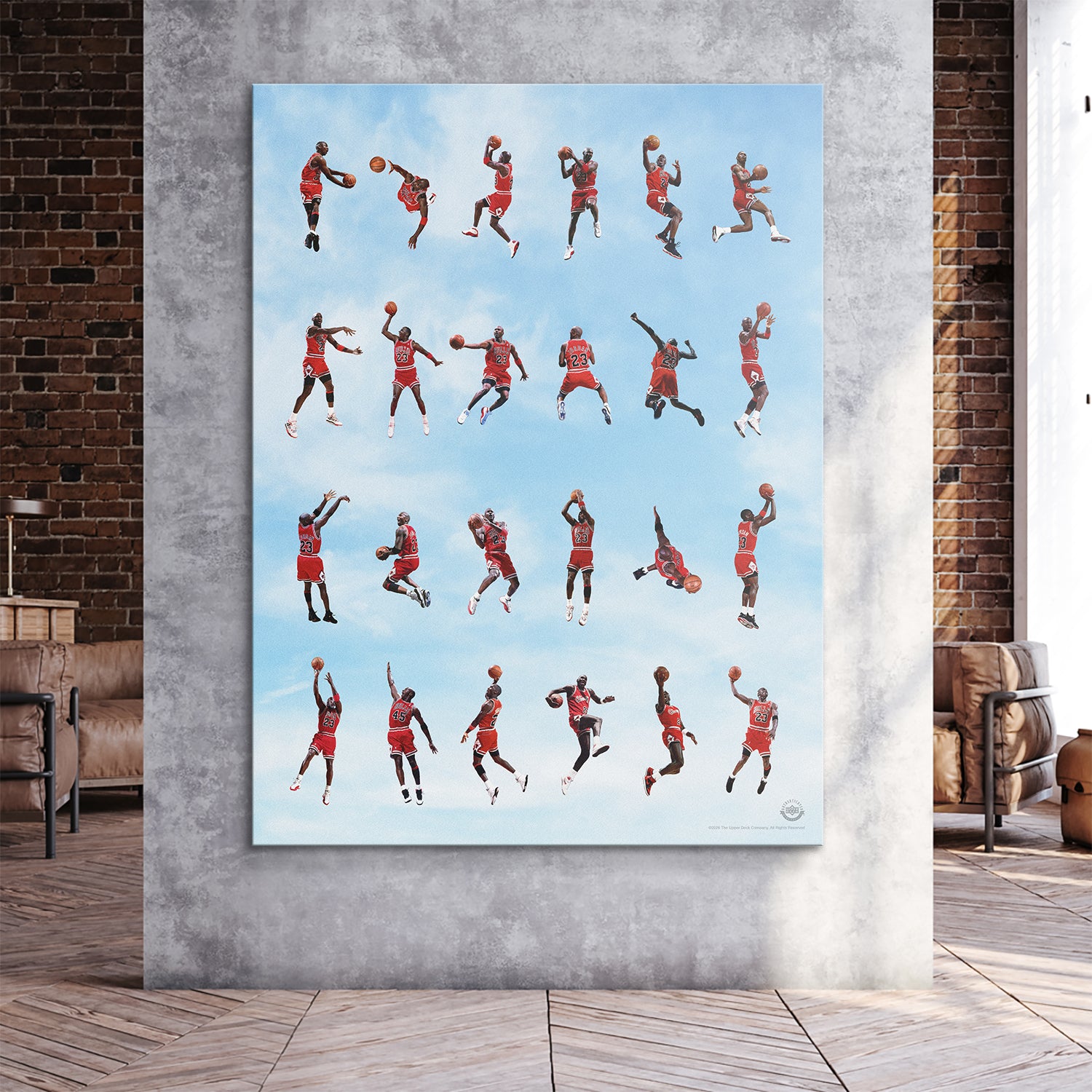 Michael Jordan - Poses - Officially Licensed Canvas Art by IKONICK