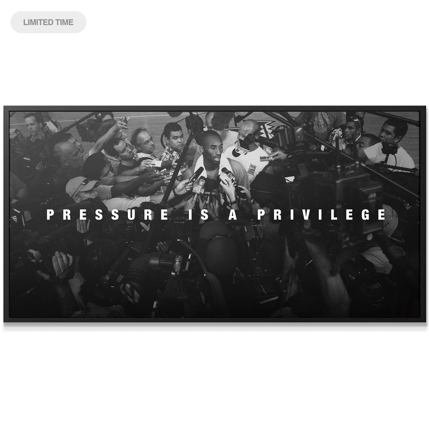 Kobe Bryant - Pressure Is A Privilege - IKONICK - Kobe Bryant