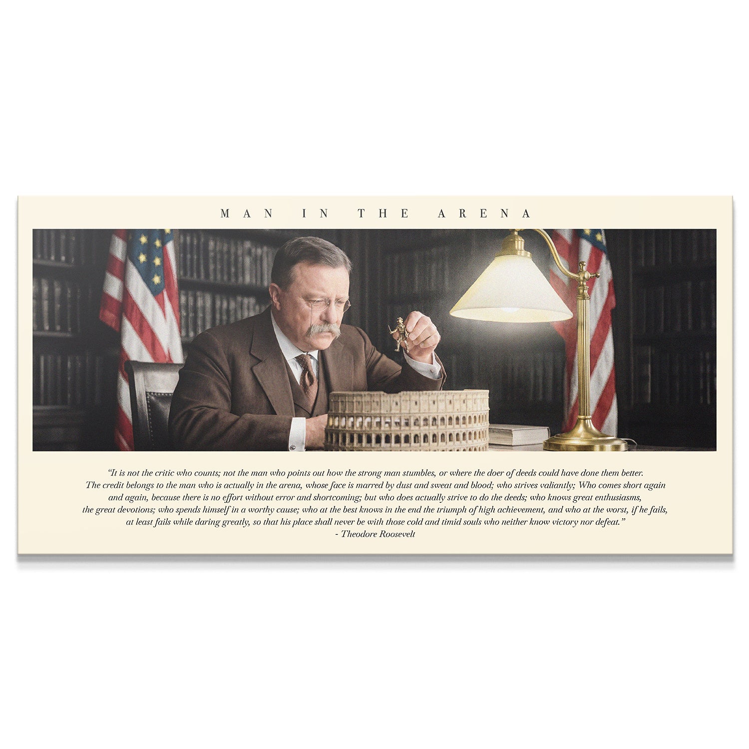 Man In The Arena - Desk