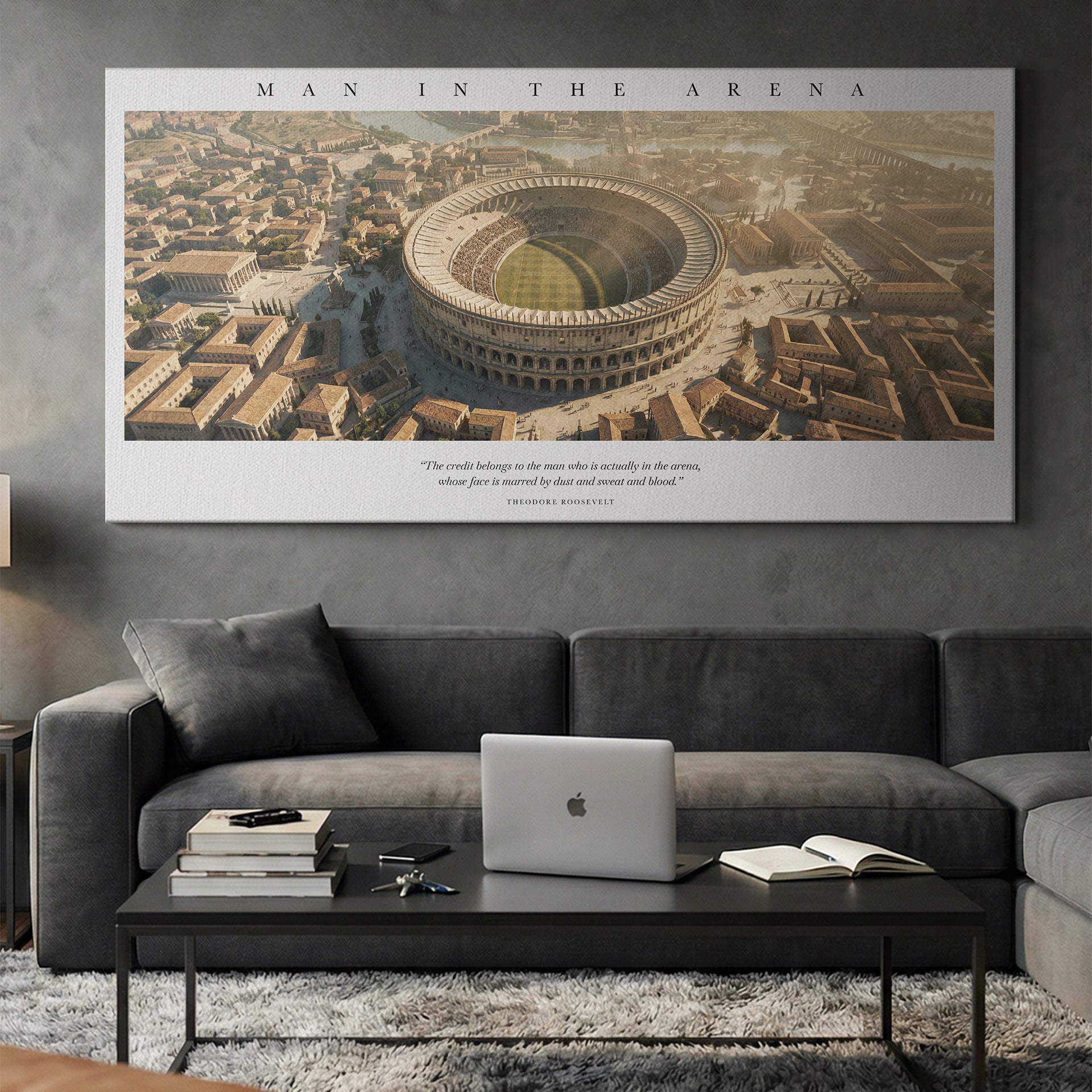 Man In The Arena Soccer Rome