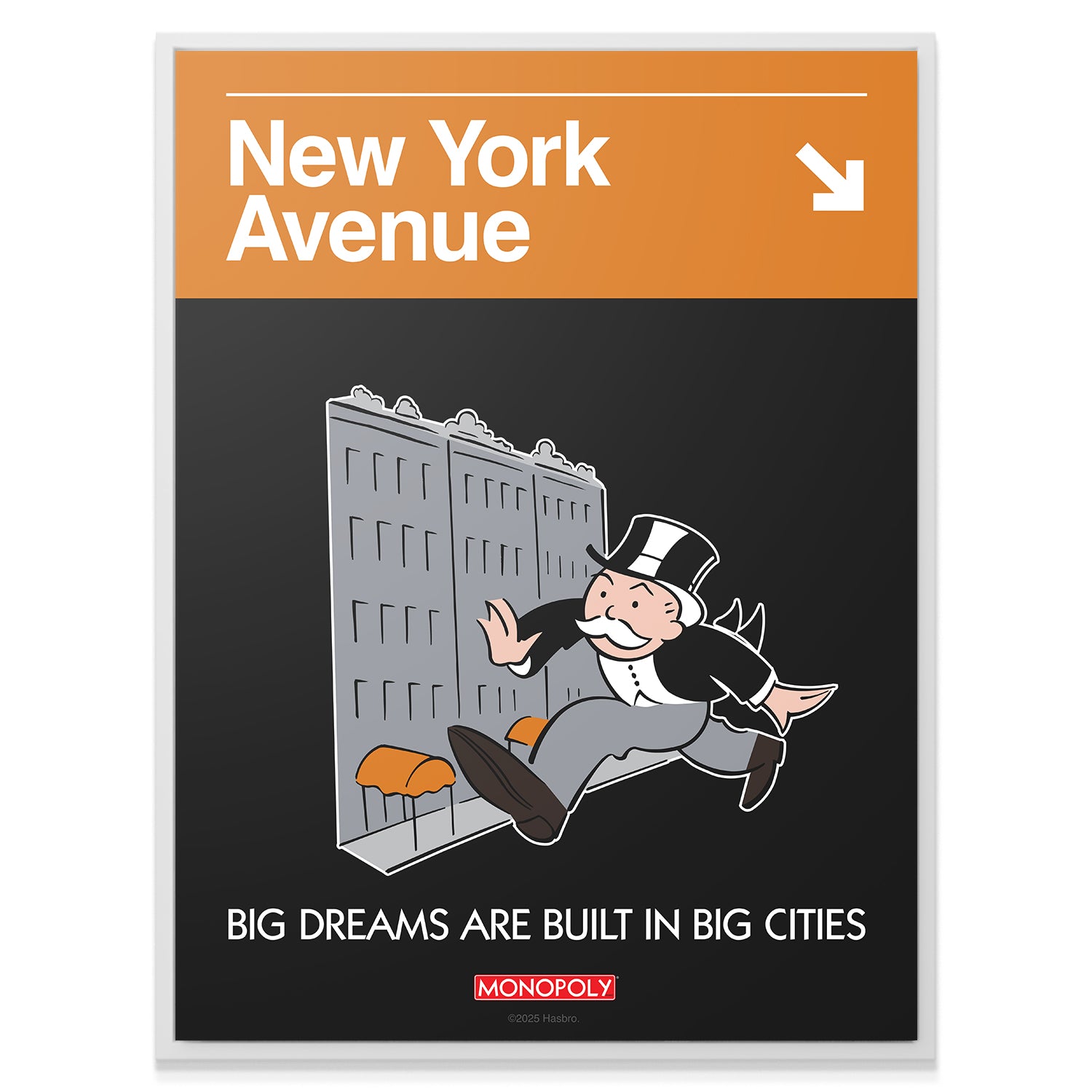 Monopoly - New York Ave Sign