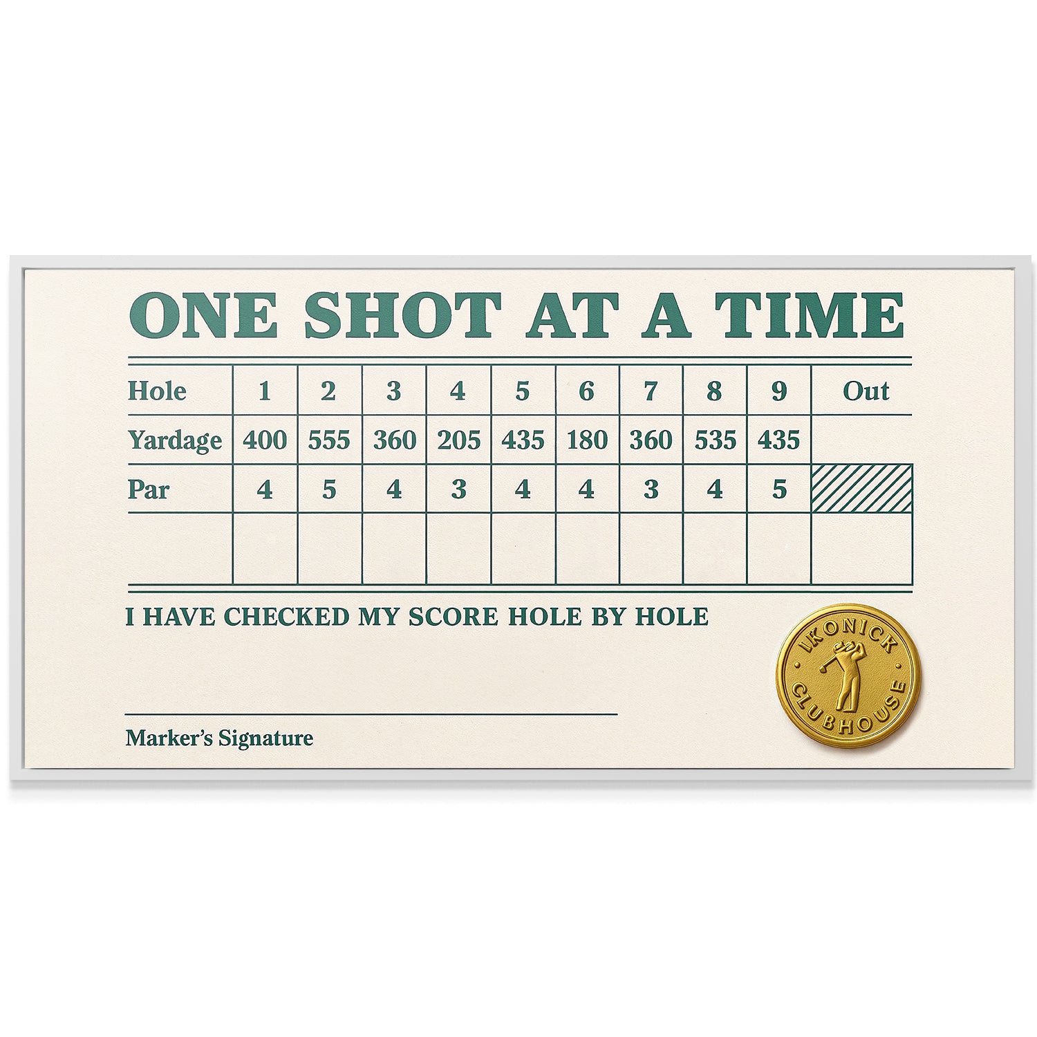 One Shot At A Time - IKONICK - IKONICK Original