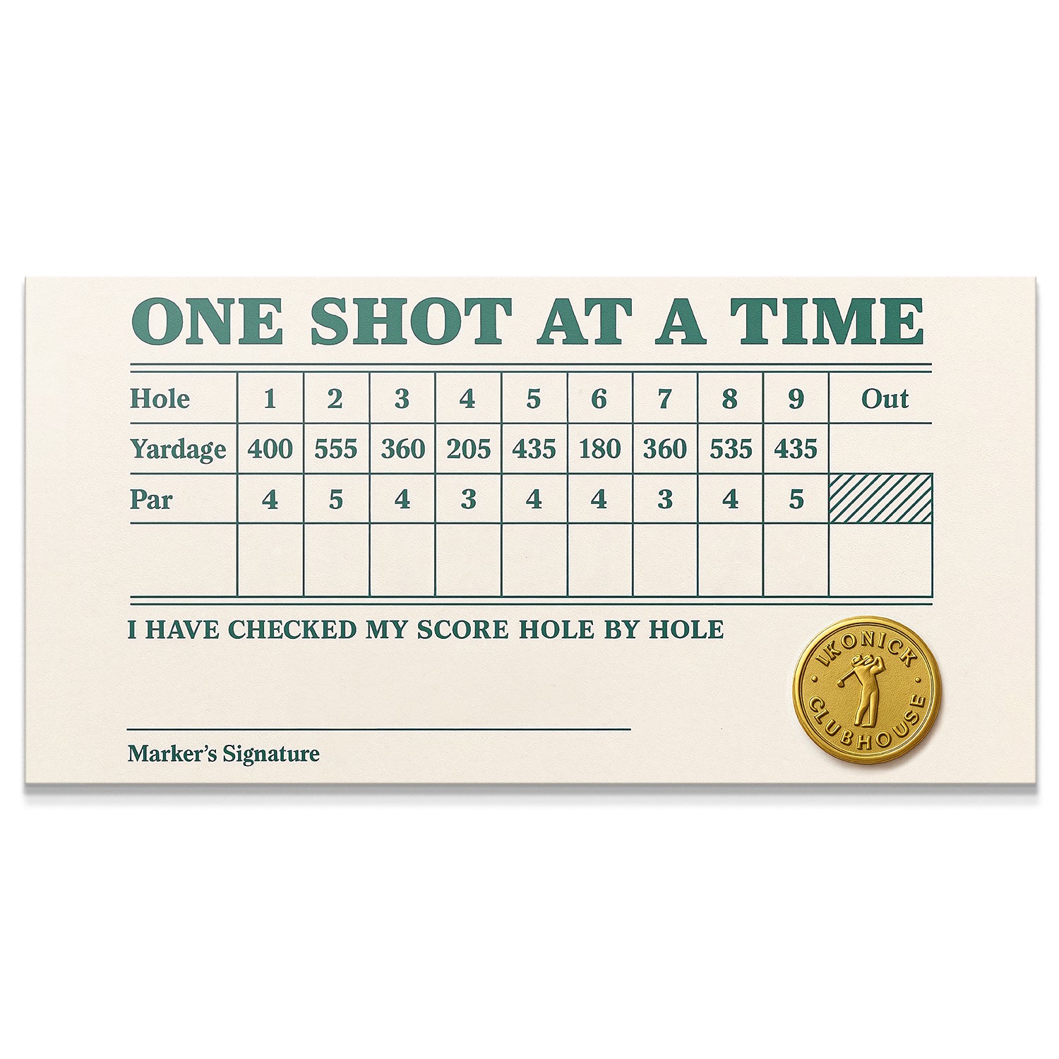 One Shot At A Time - IKONICK - IKONICK Original