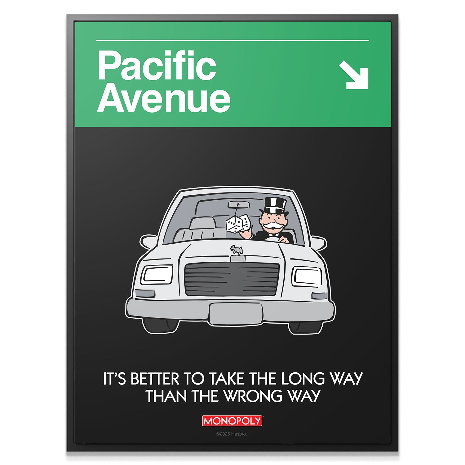 Monopoly - Pacific Ave Sign - IKONICK - Monopoly