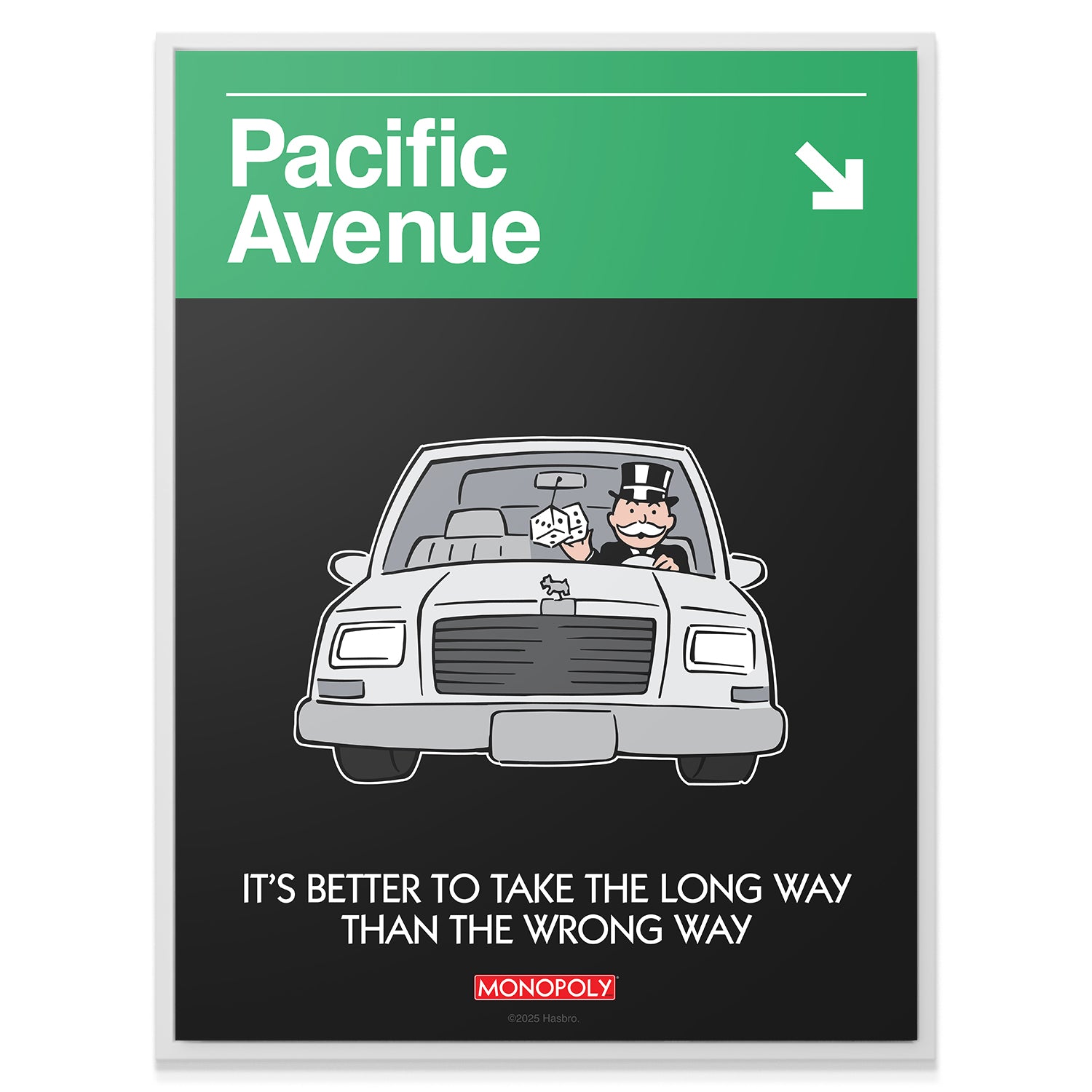 Monopoly - Pacific Ave Sign