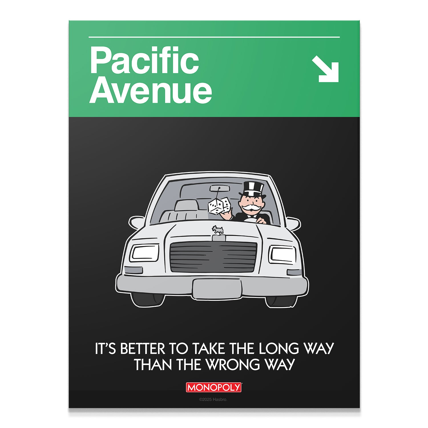 Monopoly - Pacific Ave Sign - IKONICK - Monopoly