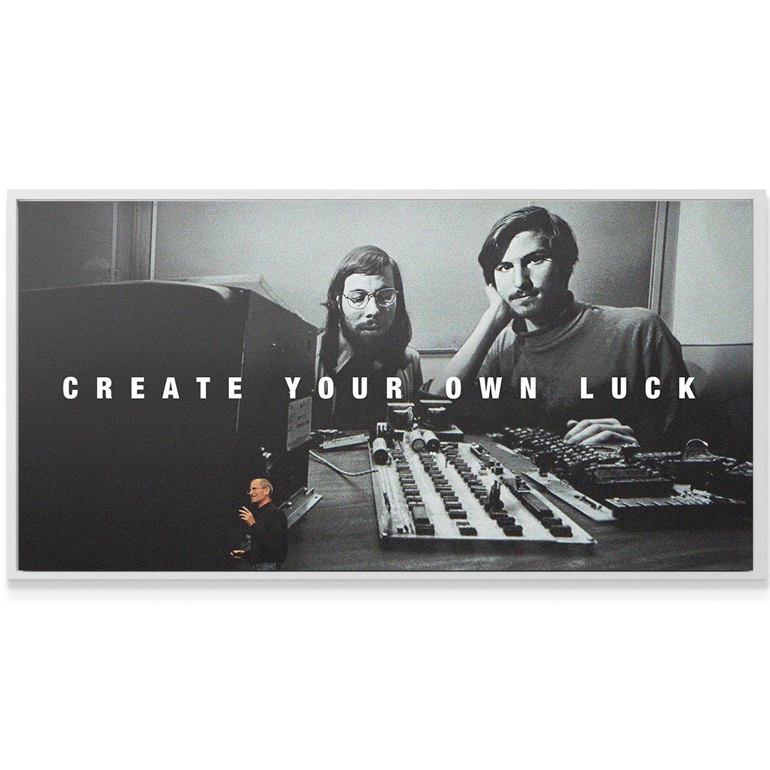Create Your Own Luck - IKONICK - Steve Jobs