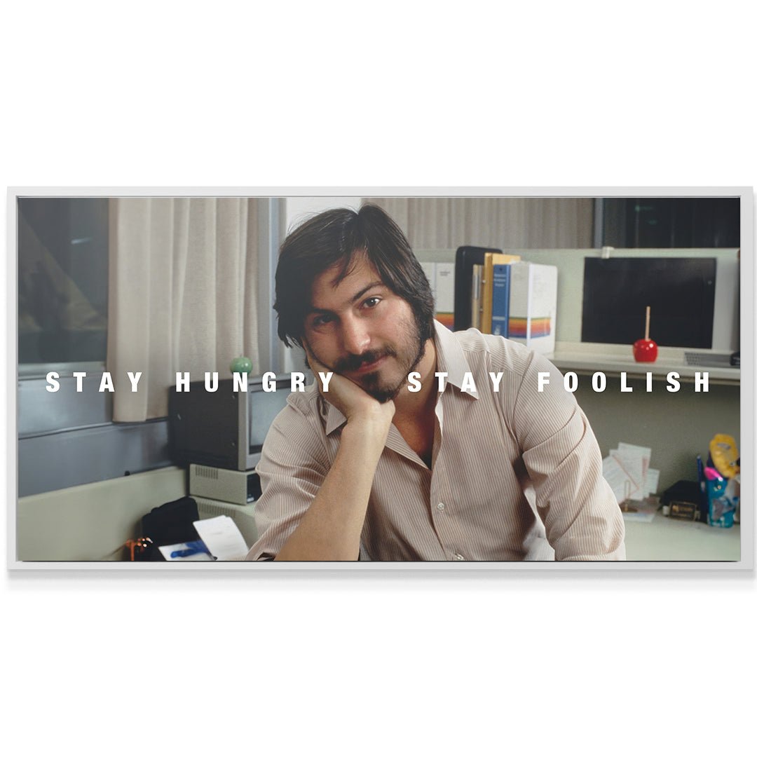 Stay Hungry Stay Foolish - IKONICK - Steve Jobs