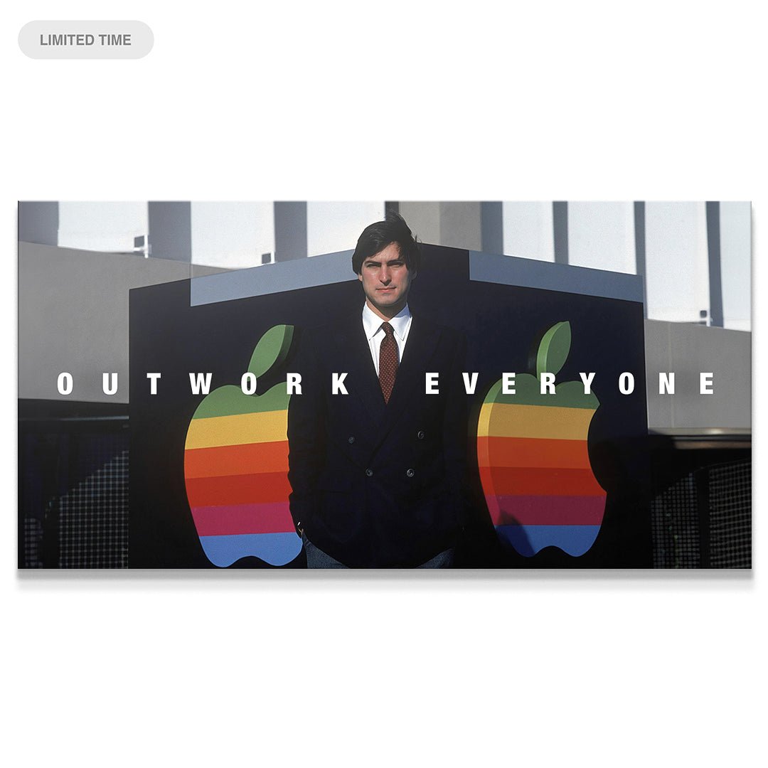 Outwork Everyone (Jobs) - IKONICK - Steve Jobs
