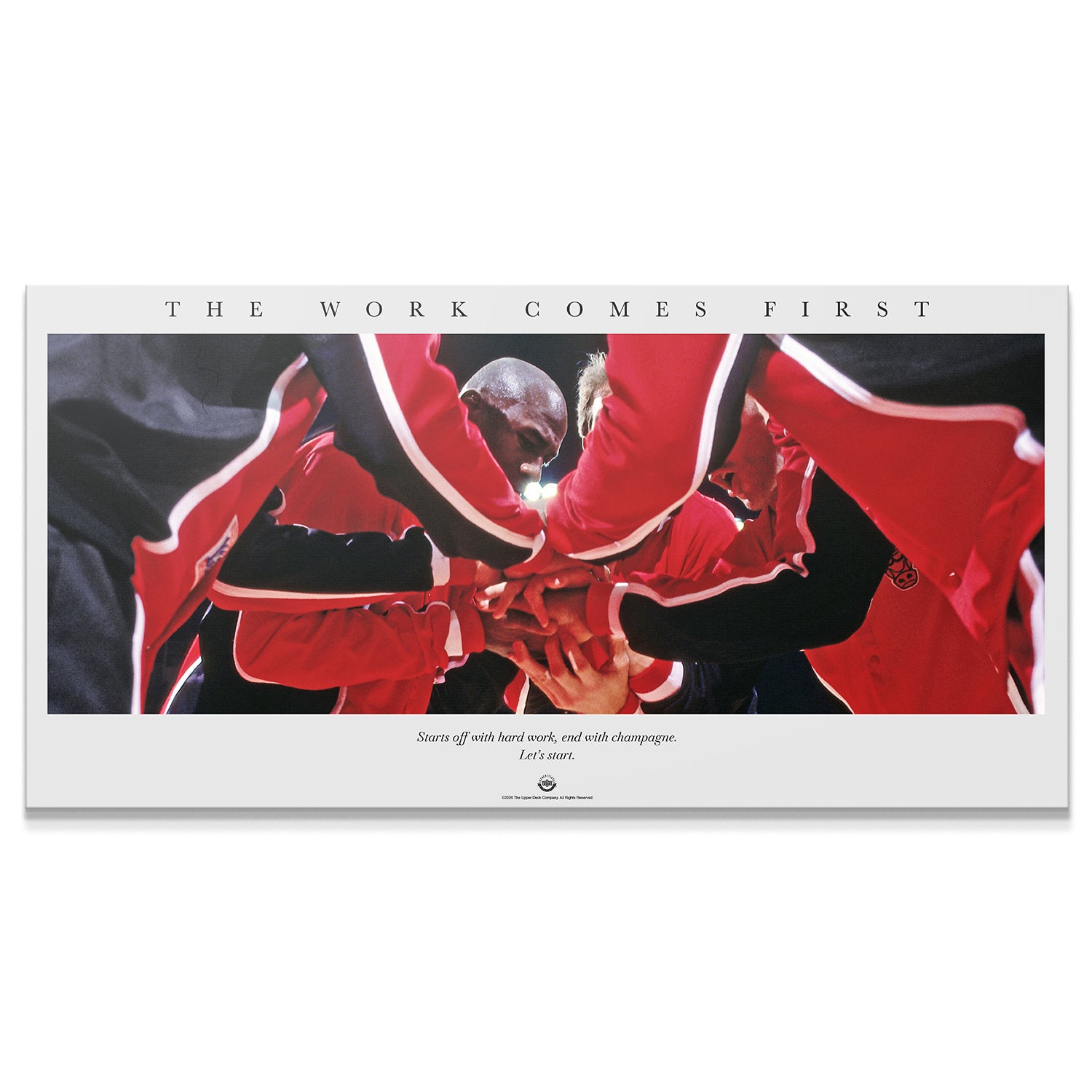 Michael Jordan - The Work Comes First - Officially Licensed Canvas