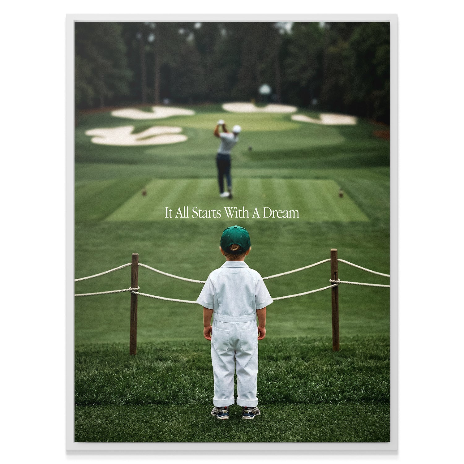 It All Starts With A Dream - Golf - Official IKONICK Canvas Art