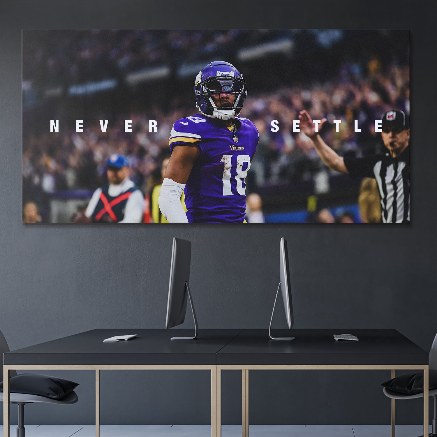 Justin Jefferson - Never Settle - IKONICK - Justin Jefferson