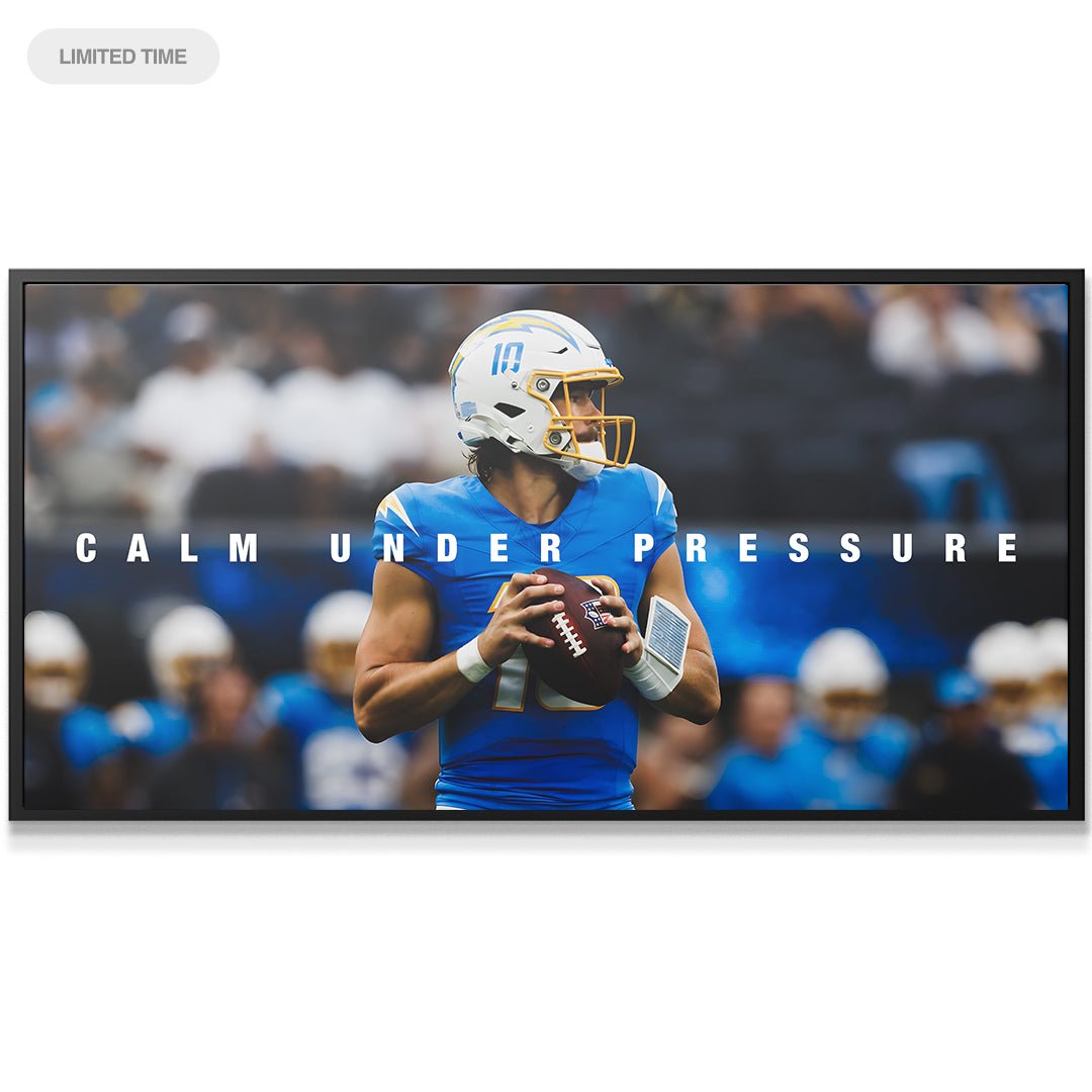 Justin Herbert - Calm Under Pressure 2 - IKONICK - Justin Herbert