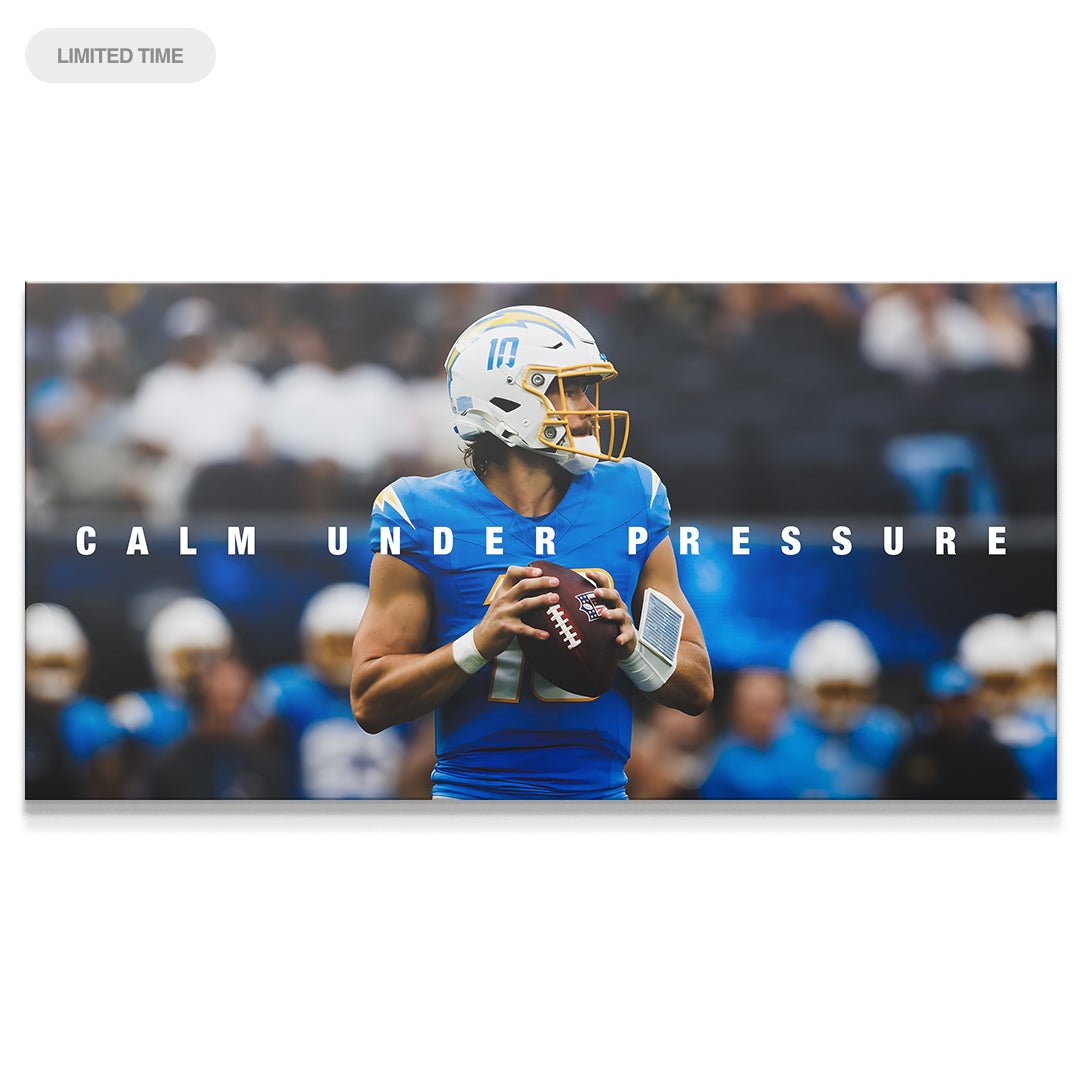 Justin Herbert - Calm Under Pressure 2 - IKONICK - Justin Herbert