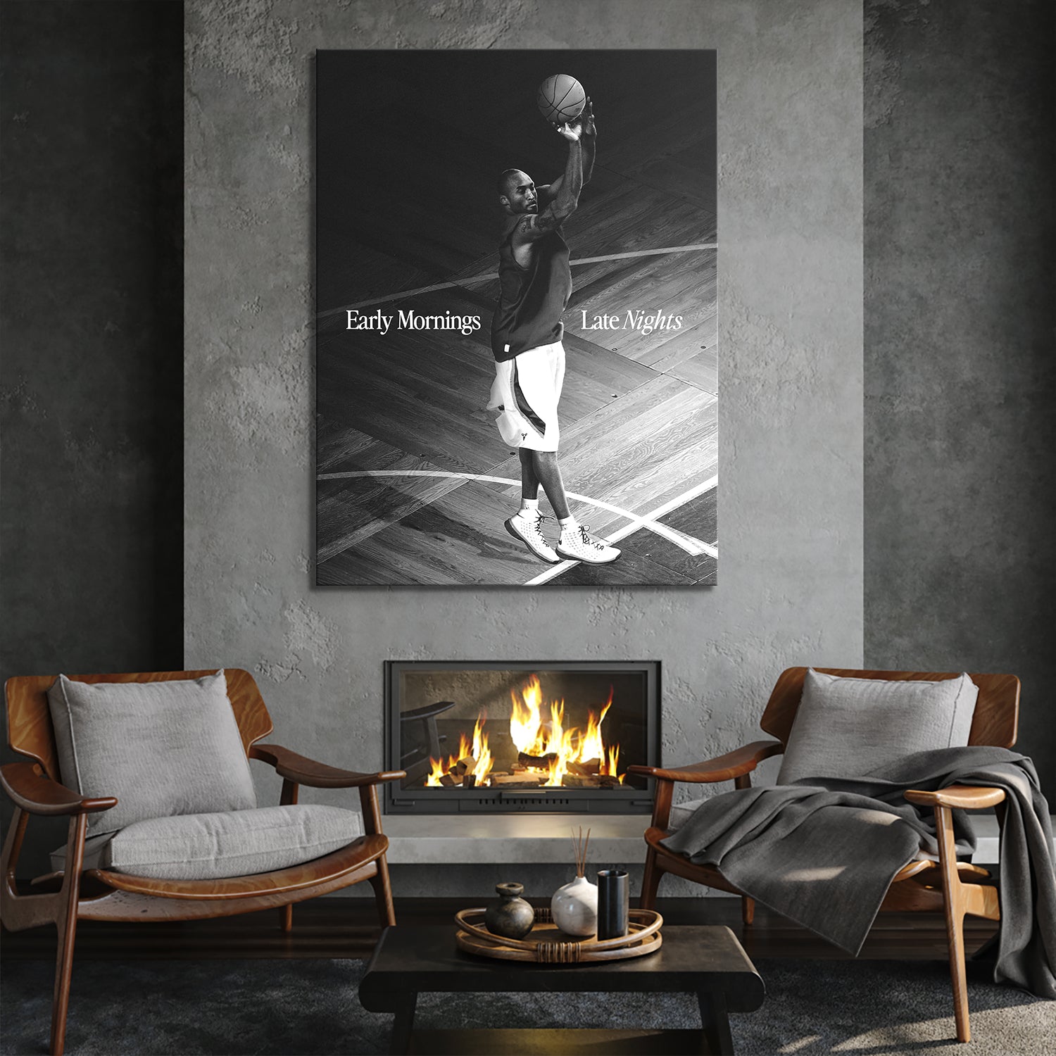 Kobe Bryant - Early Mornings, Late Nights - IKONICK - Kobe Bryant