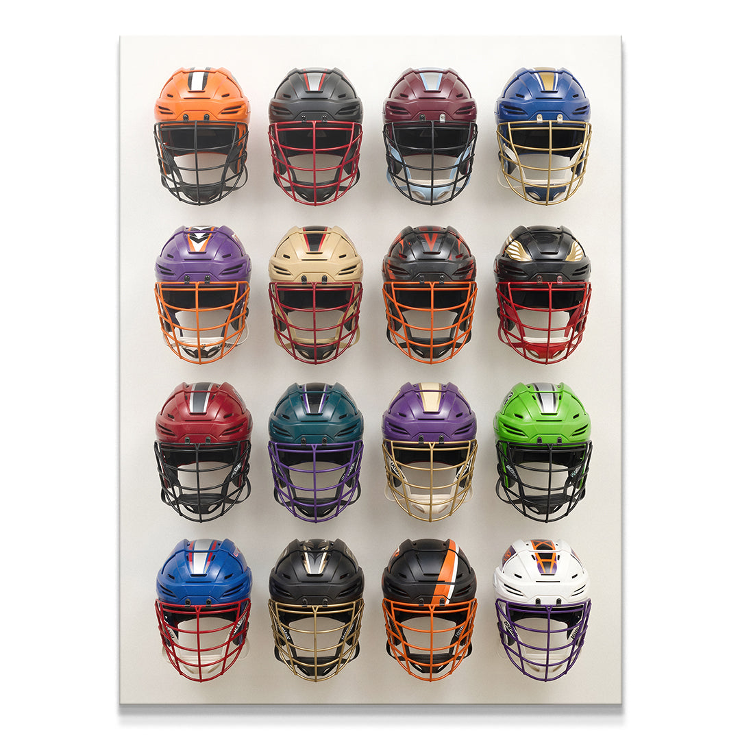 Lacrosse Helmet Wall