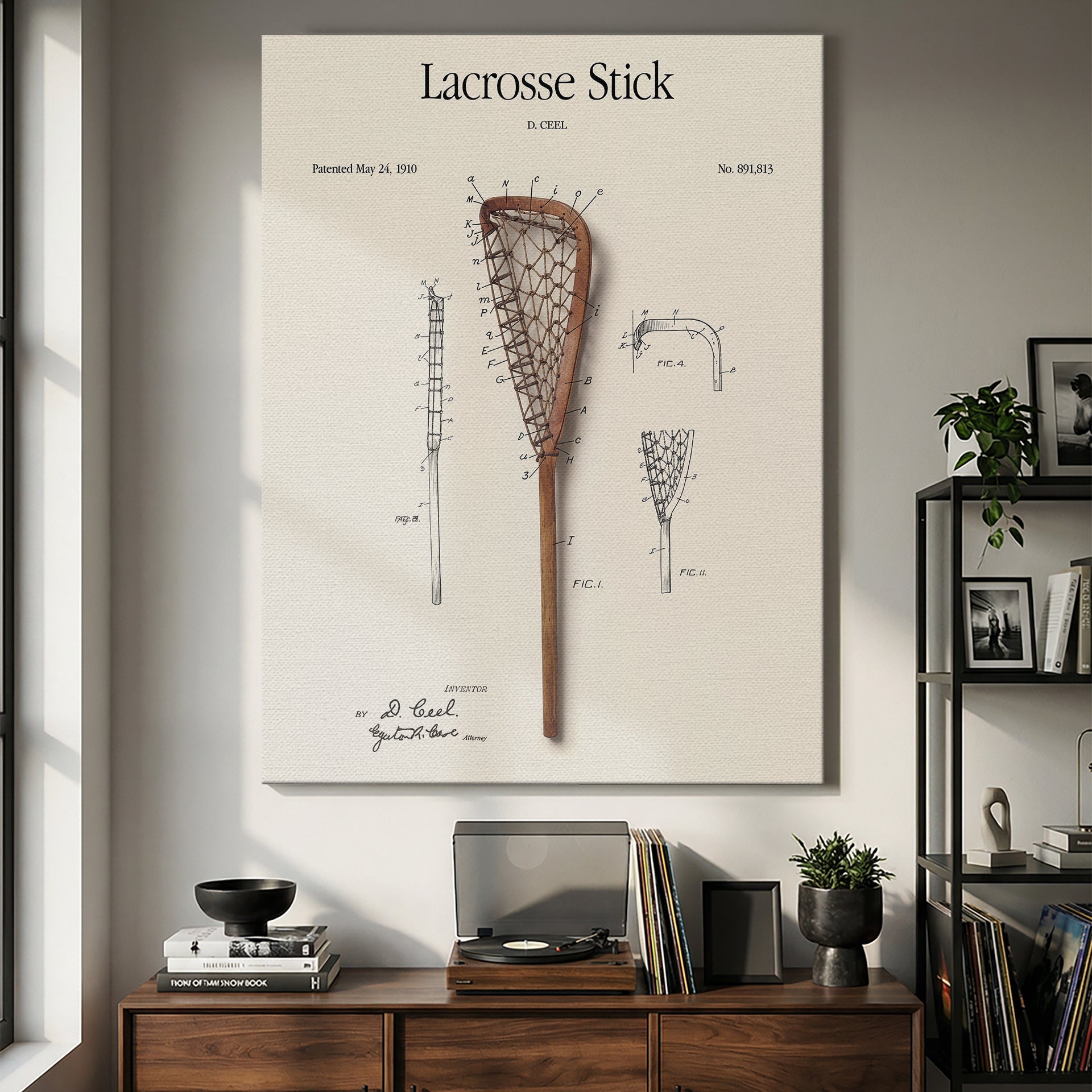 Lacrosse Stick Patent