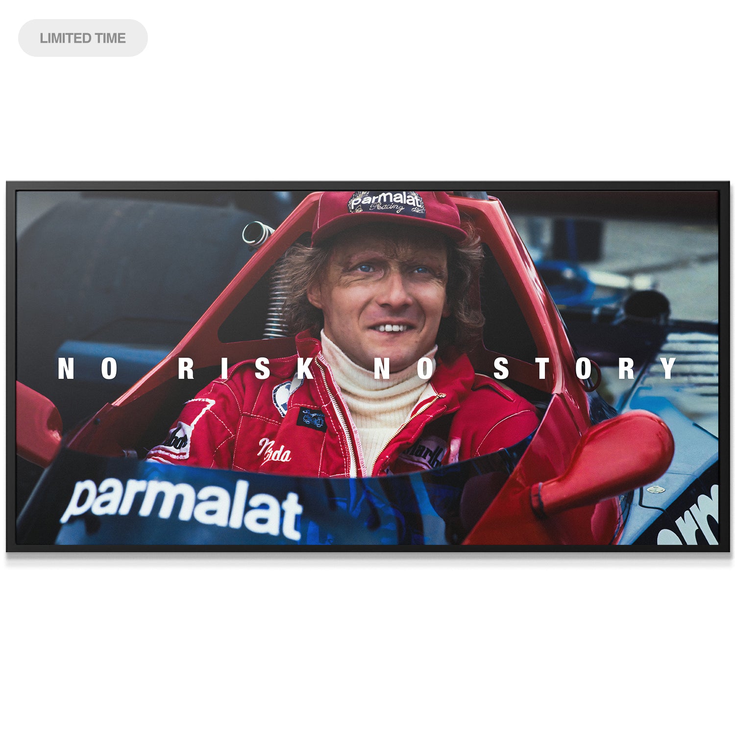 Lauda - No Risk No Story - IKONICK - Niki Lauda
