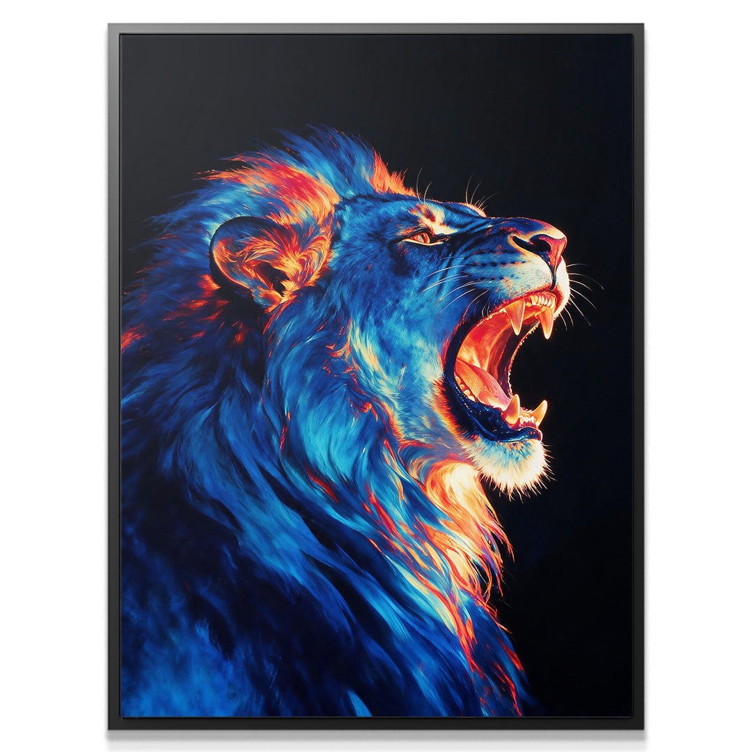 Lion Roar Blue Light