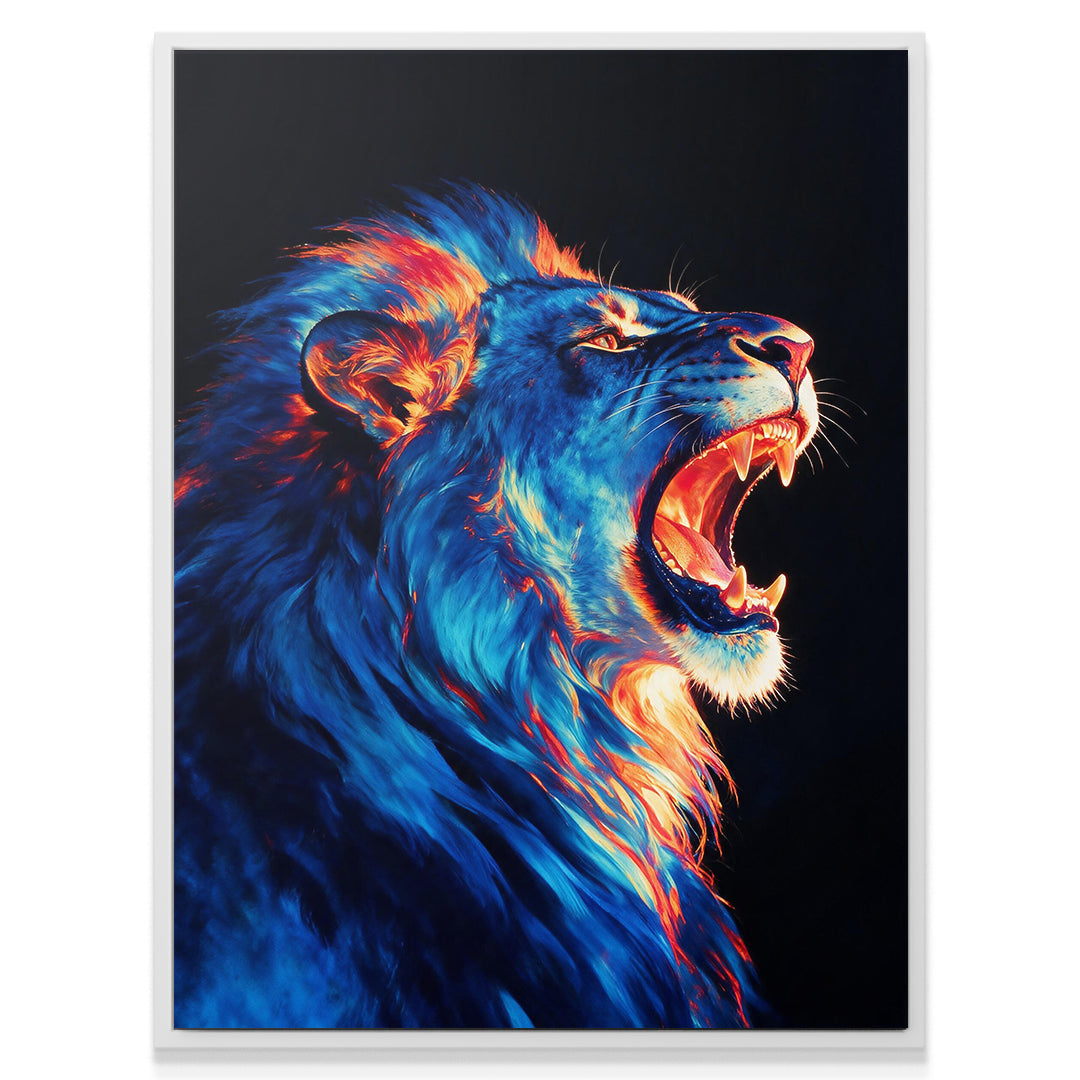 Lion Roar Blue Light