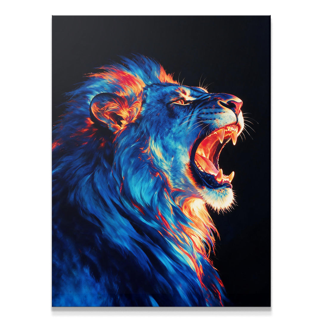 Lion Roar Blue Light