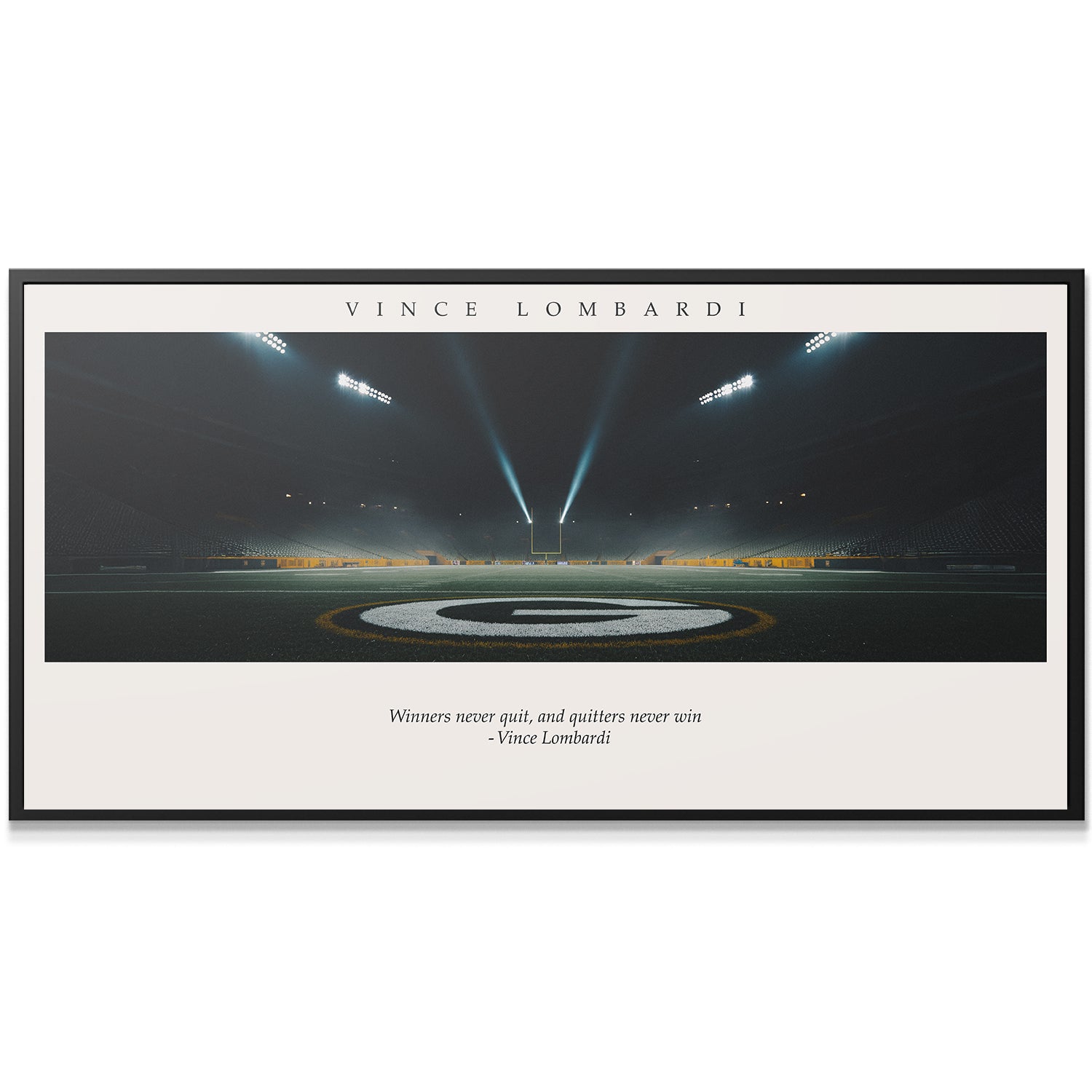 Vince Lombardi - Winners Never Quit - IKONICK - Vince Lombardi