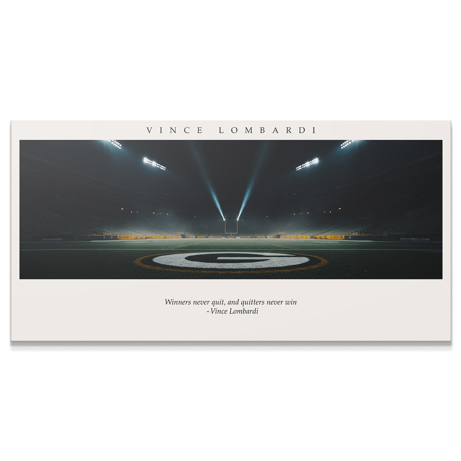 Vince Lombardi - Winners Never Quit - IKONICK - Vince Lombardi