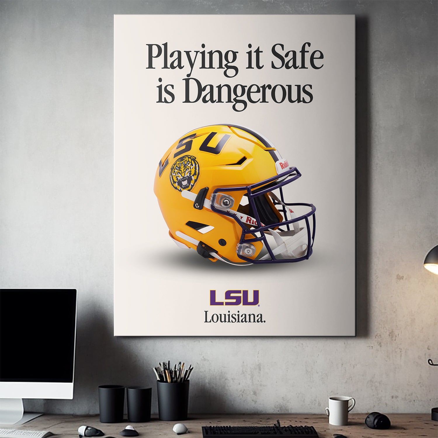 LSU - Playing It Safe V2 - IKONICK - College Football
