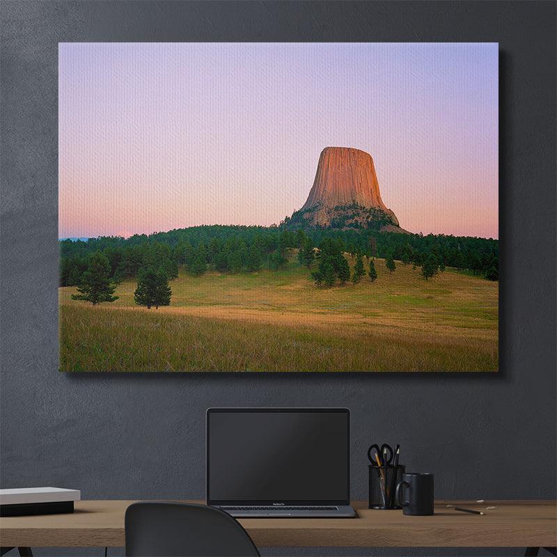 Magic Hour At The Devils Tower - IKONICK - Sol Rapson