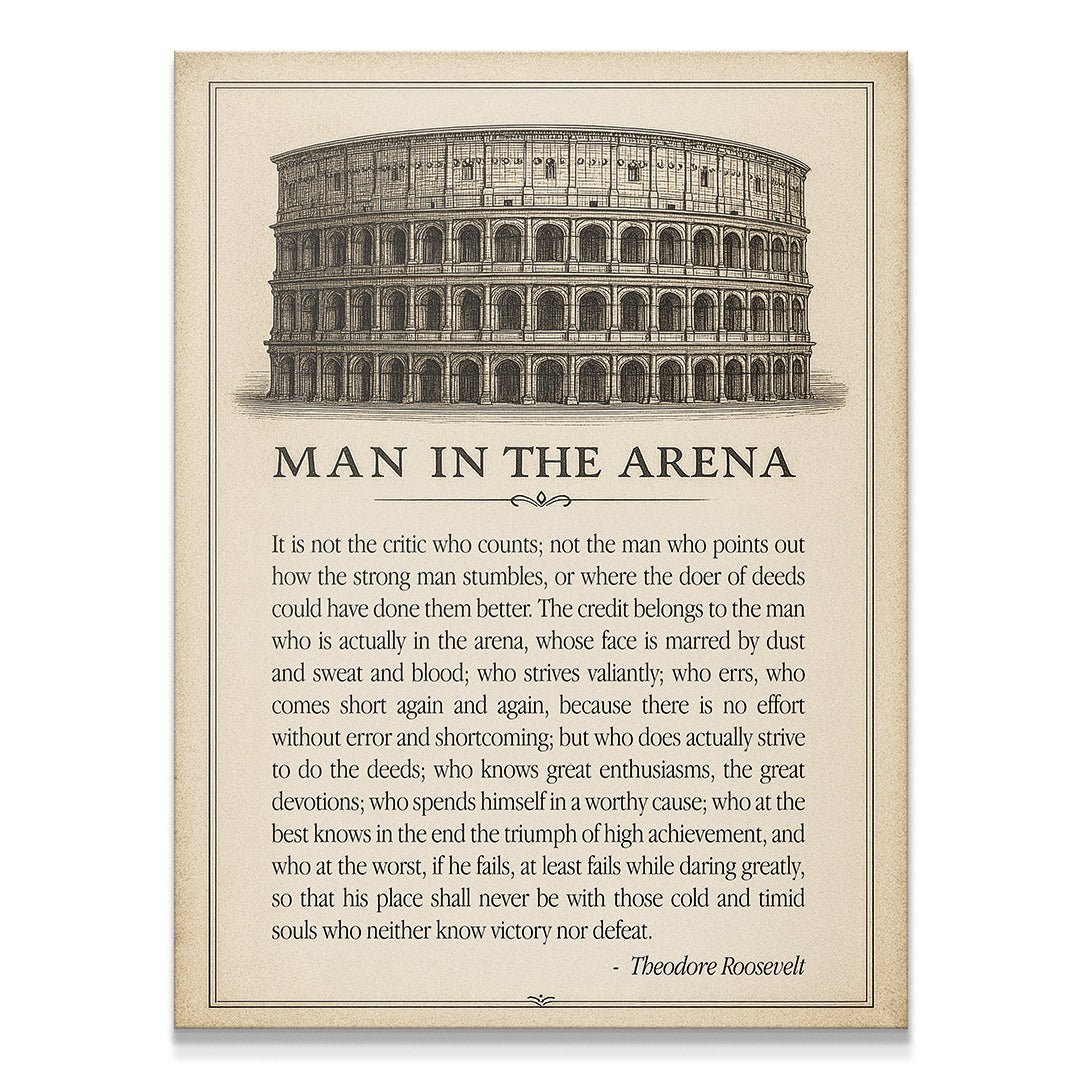 Man In the Arena - Type - IKONICK - IKONICK Original