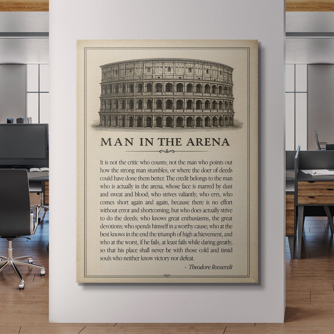 Man In the Arena - Type - IKONICK - IKONICK Original